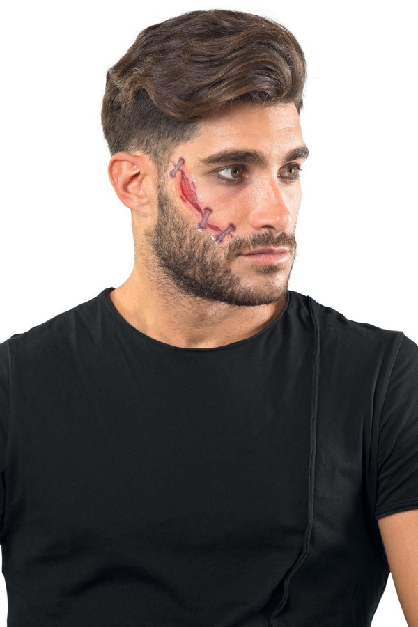 Αποκριάτικο Αξεσουάρ Τατουάζ Προσώπου 3σχδ